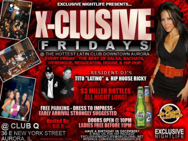 X Clusive Friday Latin