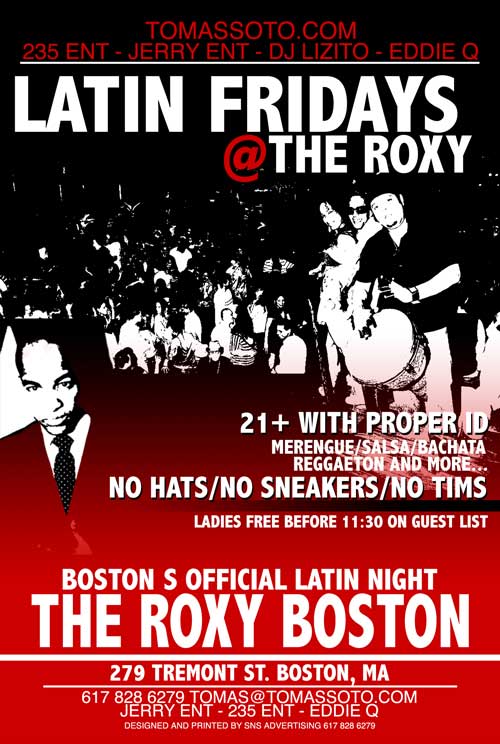 Latin Friday at Boston Roxy